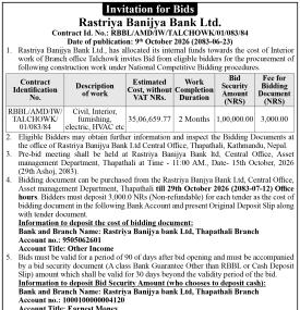 Invitation for Bids
