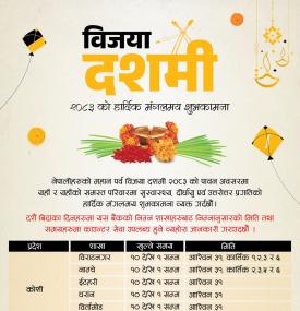 दशैं बिदाका दिन सिद्धार्थ बैंकका कुन कुन शाखा कति बजेसम्म खुल्ला रहन्छन् ?