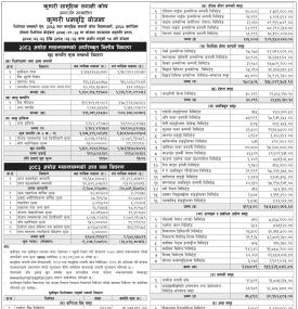 Kumari Capital has published Kumari Dhanbriddhi Yojana Net Assets Value till Ashwin, 2083