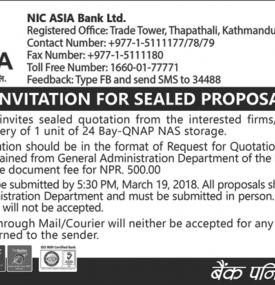 Invitation for Sealed Bids