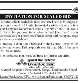 Invitation For Sealed Bids
