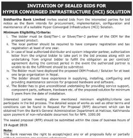 Invitation For Sealed Bids