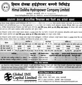 IPO विक्रि बन्द बारे सूचना