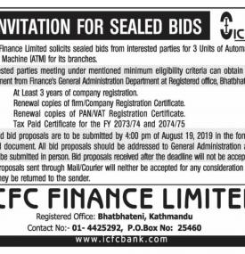 Invitation for Sealed Bid