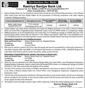 Invitation for Bids