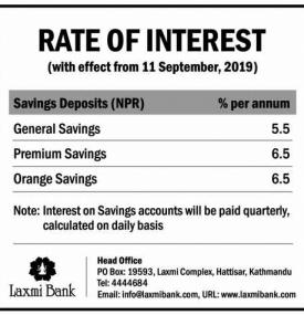 Rate of Interest 