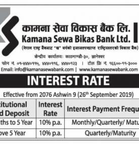 Interest Rate Notice 