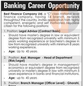 Banking Career Opportunity