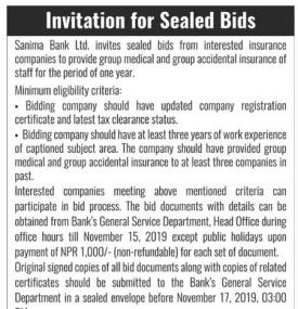 Invitation for Bids
