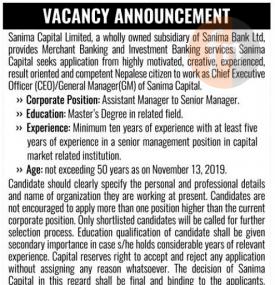 Career Opportunity