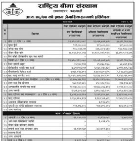 Unaudited Financial Results