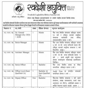 Vacancy Announcement