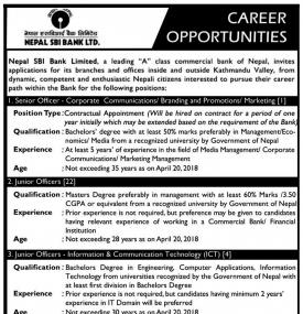 Banking Career Opportunity