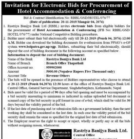 Invitation for Bids