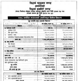 अपरिष्कृत वित्तीय विवरण