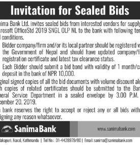 Invitation for Bids