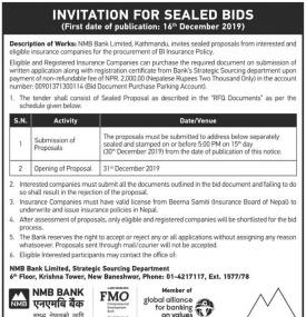 Invitation for Sealed Bids
