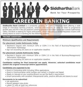 Career in Banking