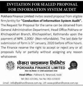 Invitation for Sealed Proposal