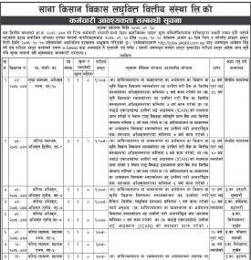 Job Vacancy - रोजगारीको अवसर