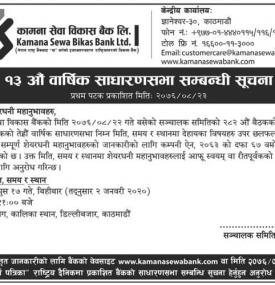 13th Annual General Meeting