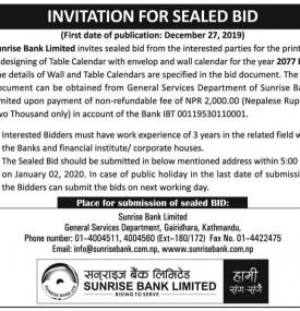 Invitation for Sealed Bid