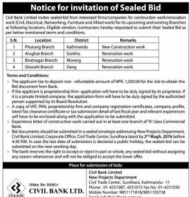 Invitation for Bid