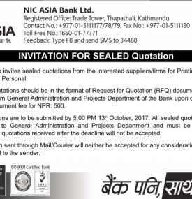 Invitation for Sealed Bids