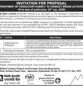Invitation for Proposal