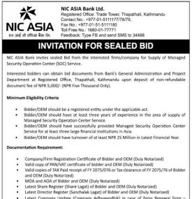 Invitation for Sealed Bids