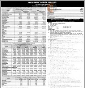 Unaudited Financial Results (Quarterly)