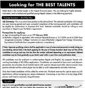 Looking for The Best Talents