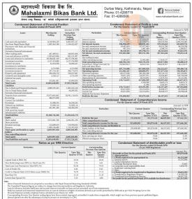 Unaudited Financial Results (Quarterly)