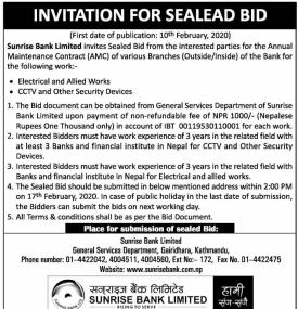 Invitation for Bids