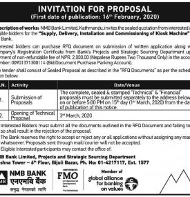 Invitation for Proposal