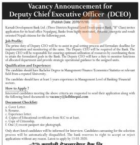 Banking Career Opportunity -