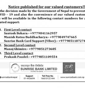 Contact Detail for Support 
