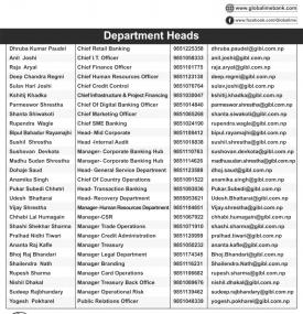 Support Notice (Department Head)