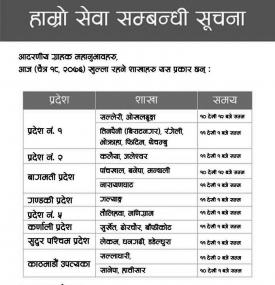 लक्ष्मी बैंकको सेवा सम्बन्धी सूचना