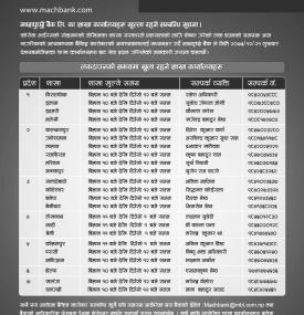 Banking Hours Notice - MBL