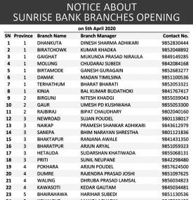 Banking Service Notice