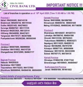 Branch Opening Notice