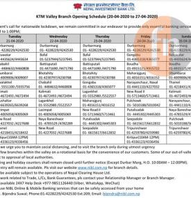KTM Valley Branch Opening Schedule