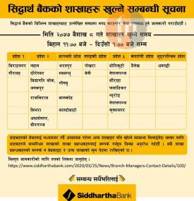 SBL Banking Hours Notice