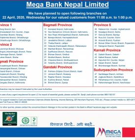 Mega Branch Opening Notice