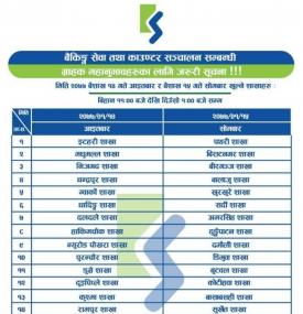 Banking Hours Notice