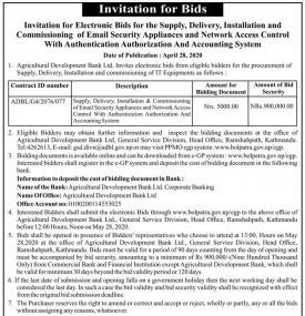 Invitation for Bids