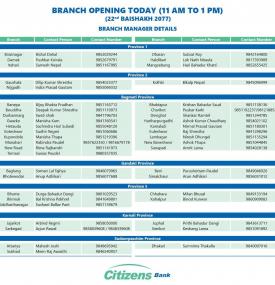 Branch Opening Notice