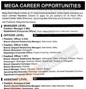 Mega Career Opportunity !!!