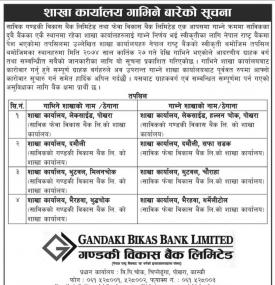 Branch Merger  Notice